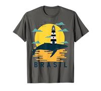 Phare du Brésil Bahia Barra Brésil Souvenir Touriste T-Shirt
