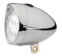 Phare Edge Retro 3 LED Interrupteur marche/arrêt - avec piles - Chrome