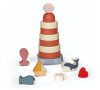 Phare Empilable & Puzzle Formes Océan & Animaux de la Mer 15 pièces
