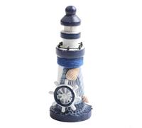 Phare en bois fabriqué à la main pour créer une ambiance côtière confortable dans n'importe quelle pièce (A)