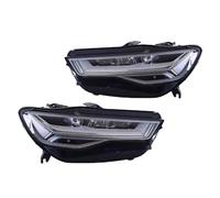 Phare Ensemble Voiture Compatible Avec Pour A6 C7 Phare 2012 2013 2014 2015 Feux De Jour Clignotants Feux De Pour Route Projecteur Angel Eye Lentille 2 Pièces
