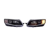 Phare Ensemble Voiture Compatible Avec Skoda Pour Octavia 2015 2016 2017 Phares Plug And Play Avec Lentilles De Projecteur DRL 1 Paire Ensemble De Phares