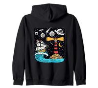 Phare et voilier Celestial Voyage Sweat à Capuche