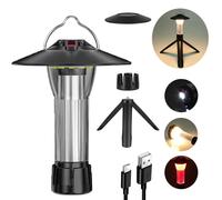Phare Extérieur Camping Lights Camping Lights Usb Multifonctionnel Camp Ambiance Lights Tent Lights Outdoor Emergency Hands, Silver
