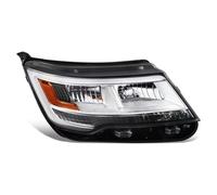 phare Feux avant Compatible Avec Ford Pour Explorer XLT Pour Limited Pour Platinum 2016 2017 2018 Ensemble Phares Voiture DRL Clignotants Lampe Faisceau Croisement Haute Lumière(Right)