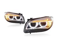 Phare Feux Avants Pour BMW Pour X1 E84 2010-2015 Phares De Voiture À LED Feux De Jour Clignotants Dynamiques Accessoires Automobiles Phare Avant(For Xenon)