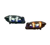 Phare Feux Avants Pour BMW Série 5 F10 F18 2010-2017 Paire De Phares Avant À LED Kit De Phares Avant Plug And Play Réglage Des Phares Phare Avant(10-13 Halogen)