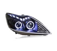 Phare Feux Avants Pour Ford Pour Focus 2009-2013 Feux Avant Refit Assemblage Automobile LED Angel Eye Design DRL Project Lens Xenon Lights Feux Avant(High and low beamLED)