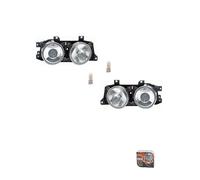 Phare G D Ensemble + Osram Night Breaker Laser Compatible Avec BMW 7 E32