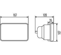 Phare HELLA 1AB 003 177-791
