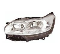 Phare gauche 2xH7+H1 avec feu de direction et module de direction et avec feu de jour pour Citroen C5 d'après oct 2010