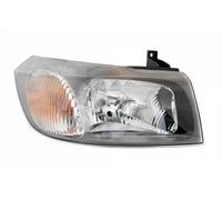TYC Phare gauche H4 Halogène noir Compatible Autobus Ford Transit 2002+ Réglable (électrique)