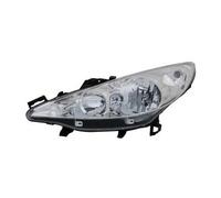 Phare Gauche H7+H1 Valeo Avec Feu De Direction Pour Peugeot 207 De 2006 À 2009