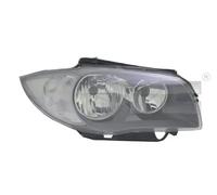 Phare gauche H7/H7 20-0650-25-2 TYC pour BMW 1 1 Décapotable 1 Coupé