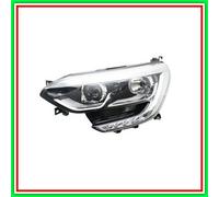 Phare gauche H7+H7 - Électrique sans moteur - Avec feu de jour - Bordure chro...