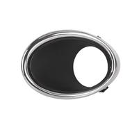 Phare Grille Compatible Avec Nissan Pour Qashqai J11 MK2 Royaume-Uni 2014 2015 2016 2017 Cache De Feu Antibrouillard Avant Gauche Droite Chromé Accessoires(Left)