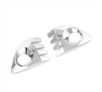 Phare Grille Compatible Avec Toyota Pour Corolla Pour Cross XG10 Pour Hybrid 2021-2025 Cache De Grille De Feu Antibrouillard Sous Pare-chocs Avant Accessoires(Silver)