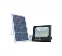 Phare LED 100W Batterie Avec Panneau Solaire Et Télécommande V-tac VT-100W