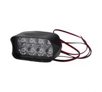 Phare LED 12 V à 80 V pour moto électrique scooter tricycle et trois roues avec alimentation 12 W (8 LED)