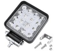 Phare led 12V aluminium 48W 16 led 6500K 10.5 cms 4.21" phare de travail pour tracteur longue portée 4x4 feux