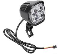 Phare LED compatible avec scooter électrique Kukirin M4 Max avec boîtier en ABS et interface de connecteur stable à 3 broches