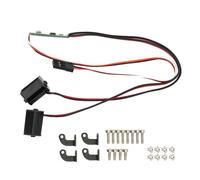 Phare Led ModèLe Rc, Accessoire En Plastique Pour Voiture Terrestre Sur Chenilles Trx4/Scx10 1/10