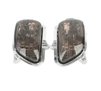 Phare LED Moto Coque Lentille Clignotant Avant Moto pour Goldwing pour GL1800 2001-2017 Moto Phare Avant(Smoke)