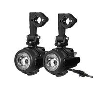 Phare LED Moto Feux Antibrouillard Universels pour BMW pour R1200GS LC R 1250GS R1250GS F800GS GSR1200 F850GS F750GS ADV Couvercle Protection Phares Moto Moto Phare Avant(Only Two Lights)