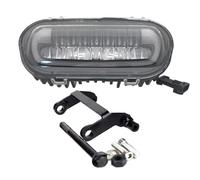 Phare LED Moto Phare Avant À LED 9.8 Pouces Moto Feux Route Et Croisement Feux Jour Couvercle Phare pour Softail pour Fat Bob 114 FXFB 2018-2022 Phare Moto LED(Headlight)