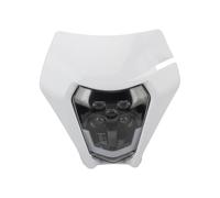 Phare LED Moto Phare LED Universel Moto Compatible avec pour EXC XC SX MX XC 125 250 300 450 2020-2023 Feux Avant Moto(Blanc)