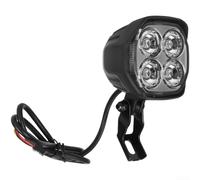 Phare LED noir pour scooter électrique Kukirin M4max avec éclairage lumineux et installation facile pour des voyages en plein air sûrs sur diverses routes pendant les heures sombres aujourd'hui