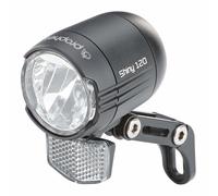 Prophete Phare LED 120 Lux | Éclairage de vélo | Aluminium | LED OSRAM | pour vélo électrique (6-48 V) | Support Inclus | Visibilité latérale