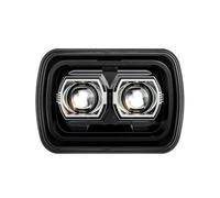 Phare LED Rectangulaire H4 À Faisceau Haut Et Bas 1 Ou 2 Pièces pour Wrangler pour YJ pour Cherokee pour XJ 5 X 7 Pouces 7 X 6 Pouces Phares Feux(1pcs 90W)