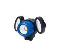 Phare LED Vélo Etanche avec 4 Modes d'Eclairage Rechargeable USB Noir / Bleu