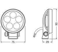 Phare longue portée LEDWL102-SP OSRAM