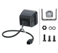 HELLA 1Fa 358 176-861 Led-Projecteur Longue Portée - Black Magic Cube 3.2" - 12/24V - Montage En Saillie/Vissé - Éclairage À Grd Rayon Luminieux - Câble: 500Mm - Fiche: Fiche Deutsch