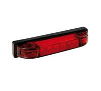 Phare Lumière Gabarit Cabine 6 LED Rouge 24V 6X5000 Mcd 100X12 98487 Camion