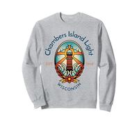 Phare Lumineux de l'île de Chambers Wisconsin Sweatshirt