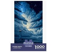 Phare Magique Puzzle 3D 38x26cm/1000pcs, Étoilé - Jeux Relaxants Créatifs, Éducatifs pour Adultes, Décoration,Cadeau