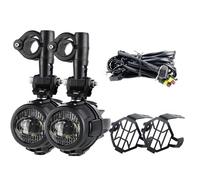 Phare Moto Blocs pour BMW 2005-2012 R1200GS Feux De Moto Spécifications Puissance 100w Moto Projecteurs Ensemble(White Fog Light)