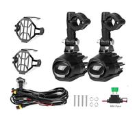 Phare Moto Feux Antibrouillard Universels pour BMW pour R1200GS LC R 1250GS R1250GS F800GS GSR1200 F850GS F750GS ADV Couvercle Protection Phares Moto Phare LED Moto(1 Set B)