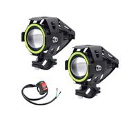 Phare Moto LED 2 × LED Angel Eye pour Mini Phare Moto Phare Antibrouillard