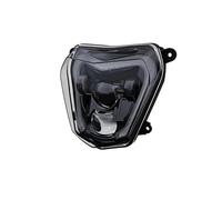 Phare Moto LED Kit D'assemblage Phares LED Moto Feux Route/Feux Croisement avec Angel Eyes DRL Feux Remplacement pour Duke 690 690R 2012-2019