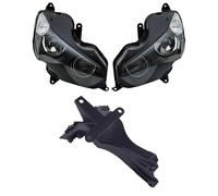 Phare Moto LED Phare Avant avec Support De Carénage Supérieur pour Kawasaki pour Ninja pour ZX14R 2012-2016 2017 2018 2019 2020 2021 2022 2023 Accessoires De Moto