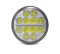 Phare Moto LED Phare LED Rond 5,75 Pouces pour Moto 5-3/4 Pouces Moto Light avec DRL Blanc/Ambre + Halo De Bienvenue Dégradé De Démarrage(100A)