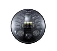 Phare Moto LED Phare Moto À LED Rond Adaptatif De 7 Pouces, Feux De Croisement Et De Route pour R NineT pour Phare LED Étanche R9T(Noir)