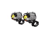 Phare Moto Projecteur LED Pour Moto Pour F150 6000 Lm Éclairage Auxiliaire Pour Véhicule Électrique, Éclairage Route Lointain Et Proche Lentille Clignotante LED Phares(Titanium 1(new))