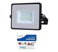 Phare Noir LED IP65 10W Butoir Puce Samsung V-TAC Pro VT-10B 3000K Sku 424