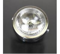 Phare optique avant rond en acier chromé pour mobylette cyclomoteur cyclo 51 103