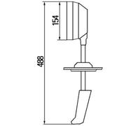 Phare orientable HELLA 1H5 998 502-051